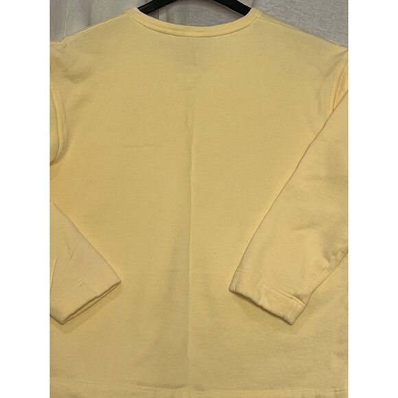 Eddie Bauer Womens V-Neck Pullover Sweater Bundle Medium Pink Yellow Cotton flaw - Picture 7 of 16